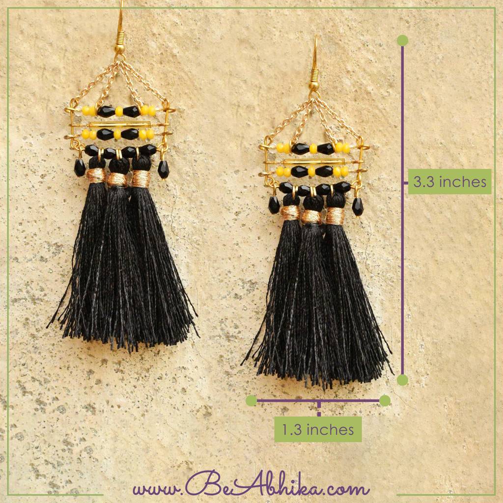Misty Tassel Earrings : ACE217