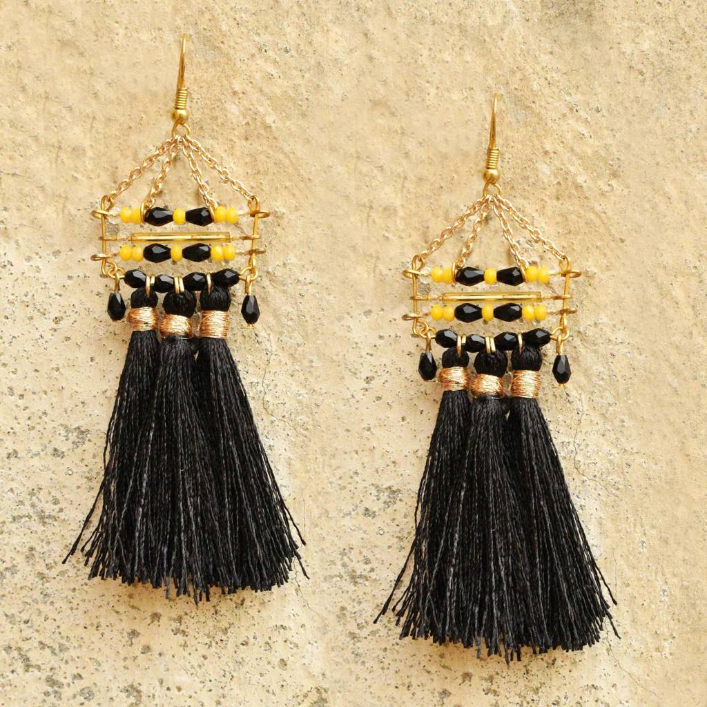 Misty Tassel Earrings : ACE217