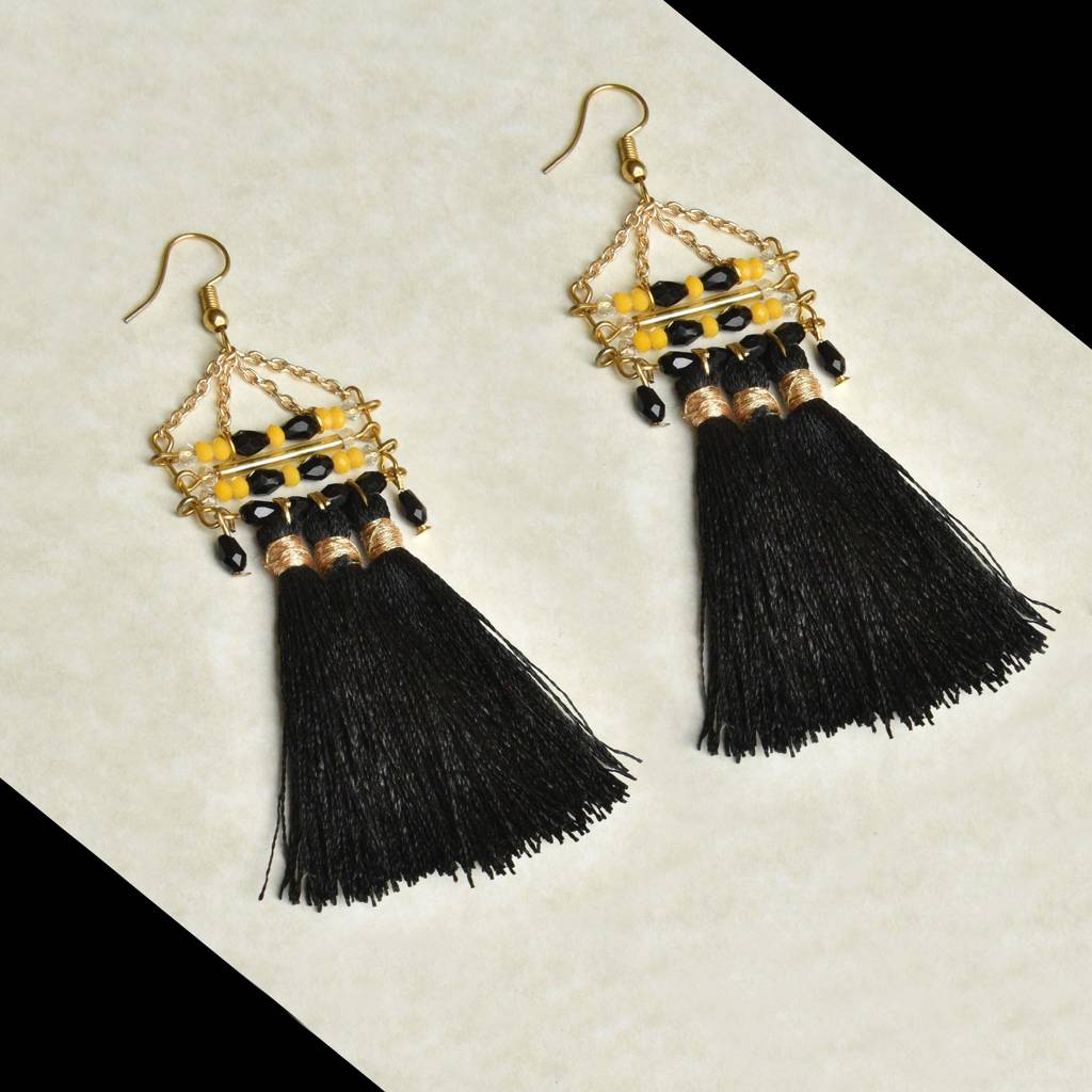 Misty Tassel Earrings : ACE217
