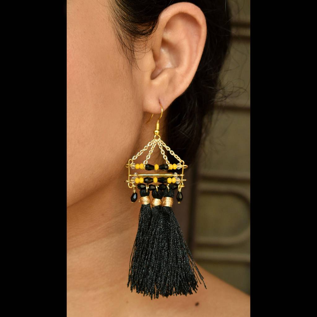 Misty Tassel Earrings : ACE217