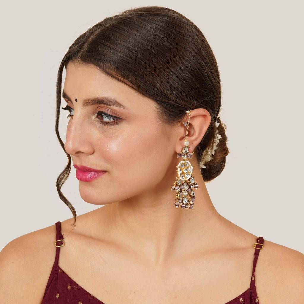Bliss Kanauti Earrings : ACE239-DPu