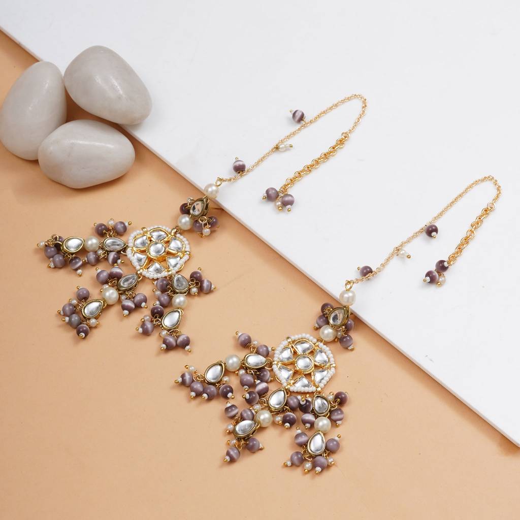 Bliss Kanauti Earrings : ACE239-DPu