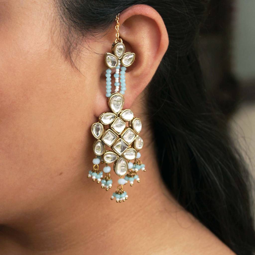 Majestic Kundan Earrings : ACE241