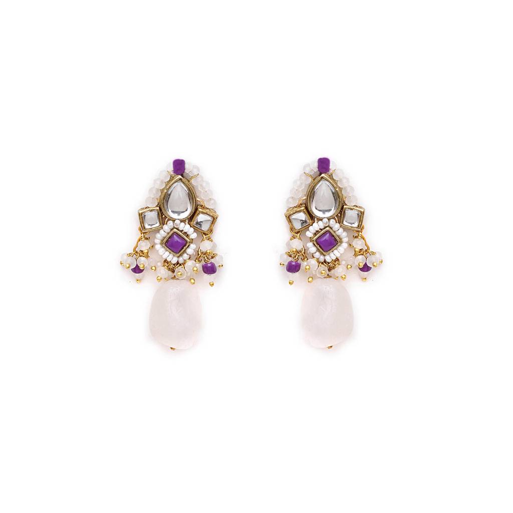 Affair Kundan Earrings : ACE248-DPu