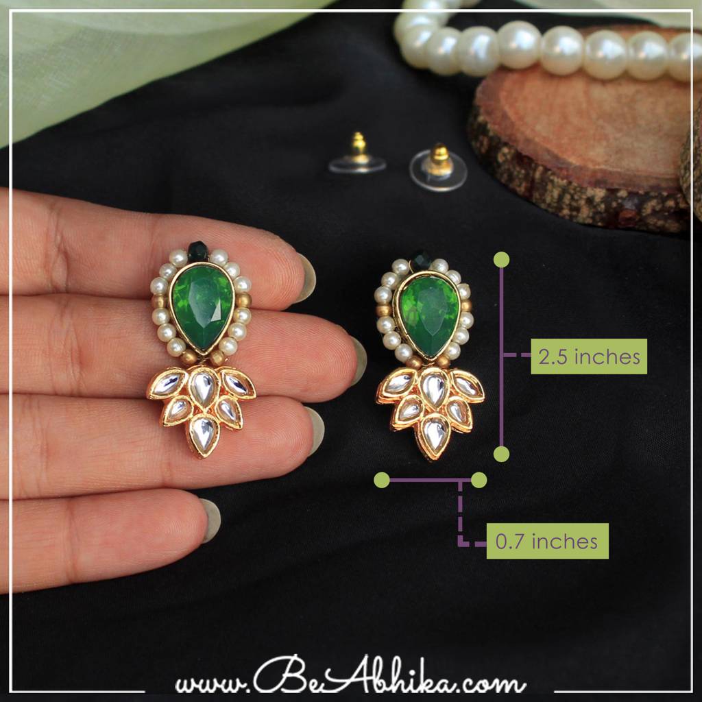 Ethnic Bling Stud Earrings : ACE258