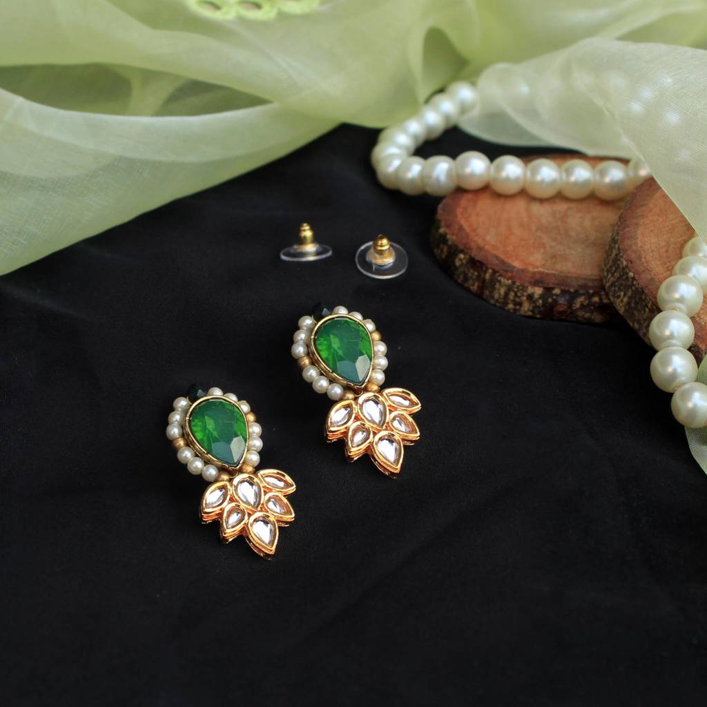 Ethnic Bling Stud Earrings : ACE258