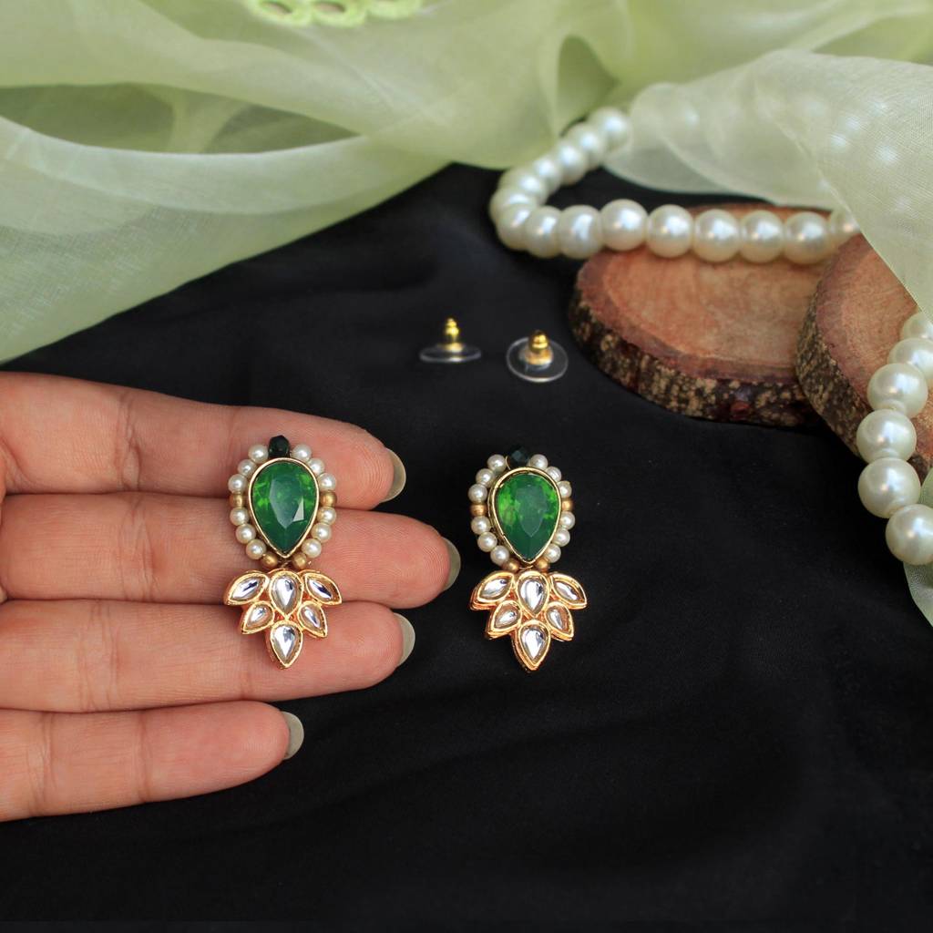 Ethnic Bling Stud Earrings : ACE258
