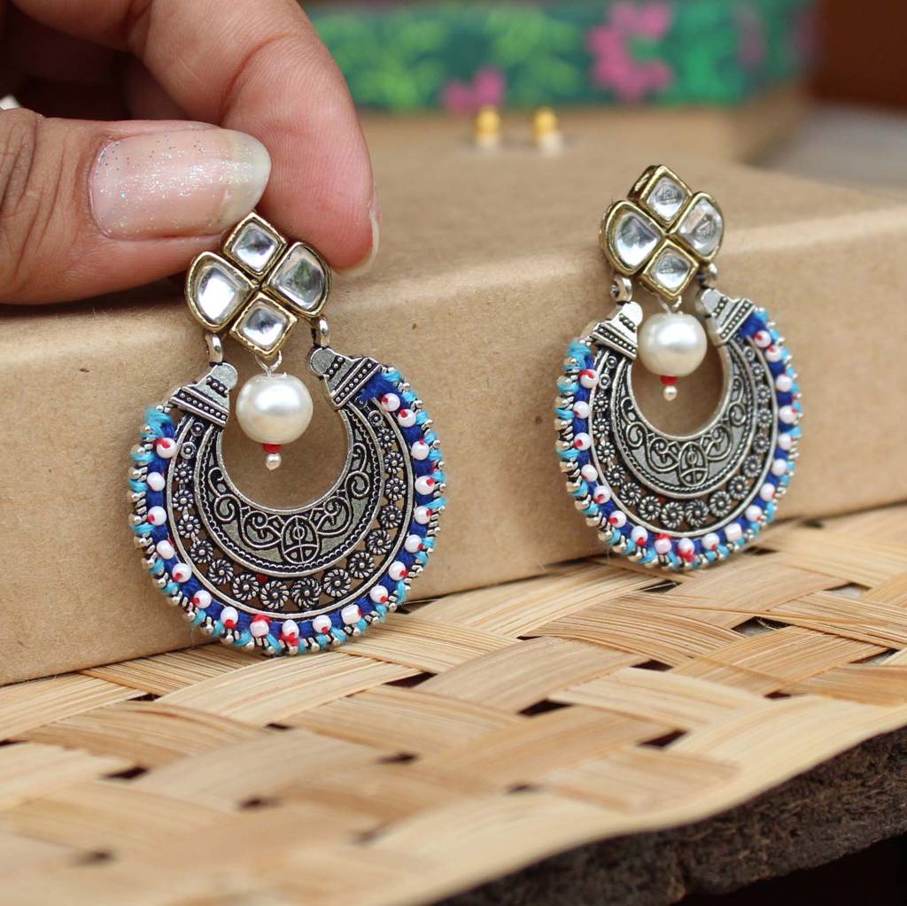 Kundan Stud Classic Chand Baliyan : ACE264