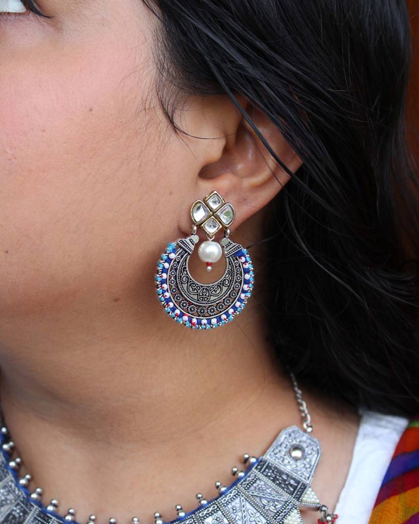 Kundan Stud Classic Chand Baliyan : ACE264