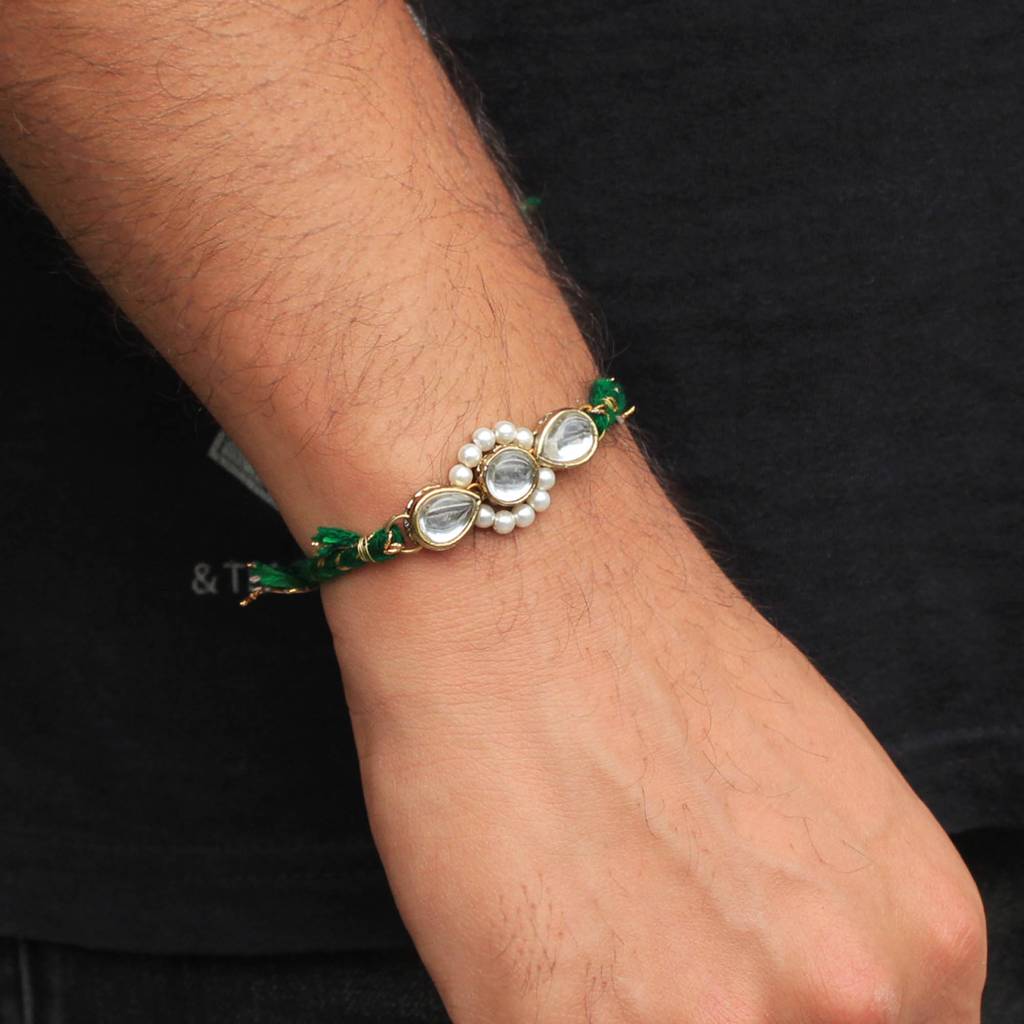 Kundan Amaze Rakhi With Roli Chawal : ACJR034