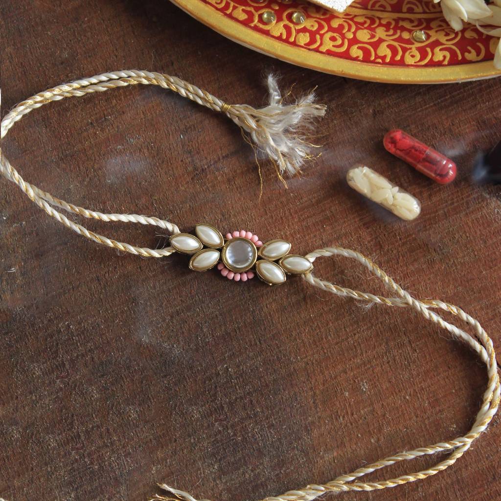 Elegance Redefined Rakhi With Roli Chawal : ACJR047