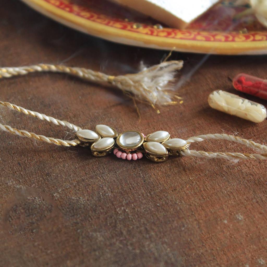Elegance Redefined Rakhi With Roli Chawal : ACJR047