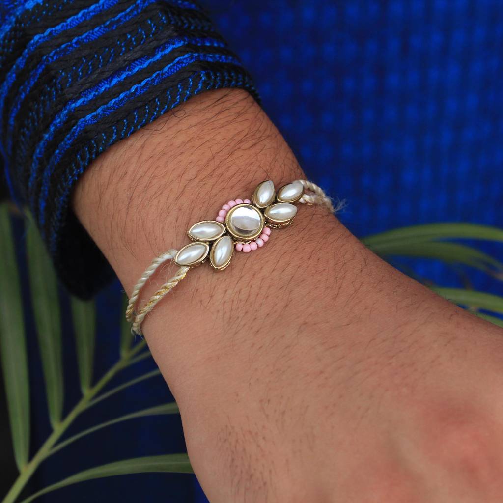 Elegance Redefined Rakhi With Roli Chawal : ACJR047