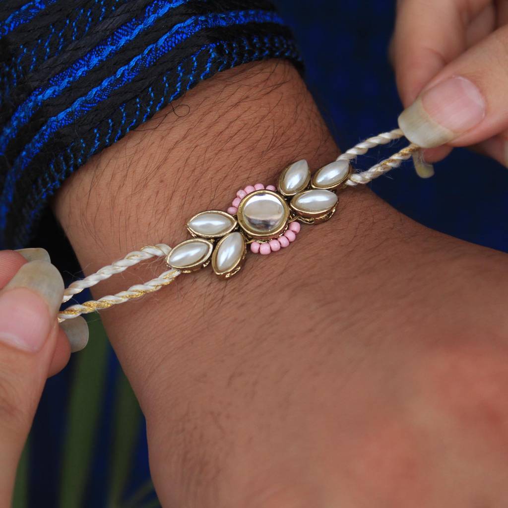 Elegance Redefined Rakhi With Roli Chawal : ACJR047