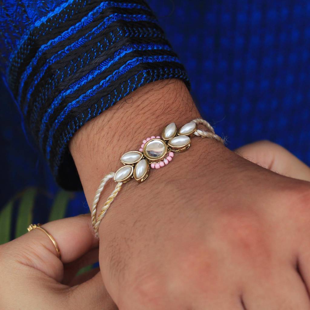Elegance Redefined Rakhi With Roli Chawal : ACJR047