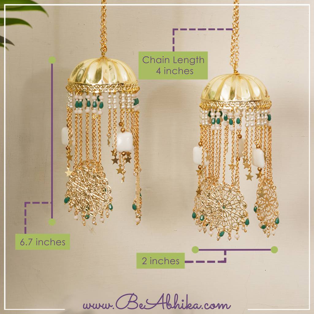 Golden Disk With Twinkling Stars Mini Kaleere : ACKL016-G