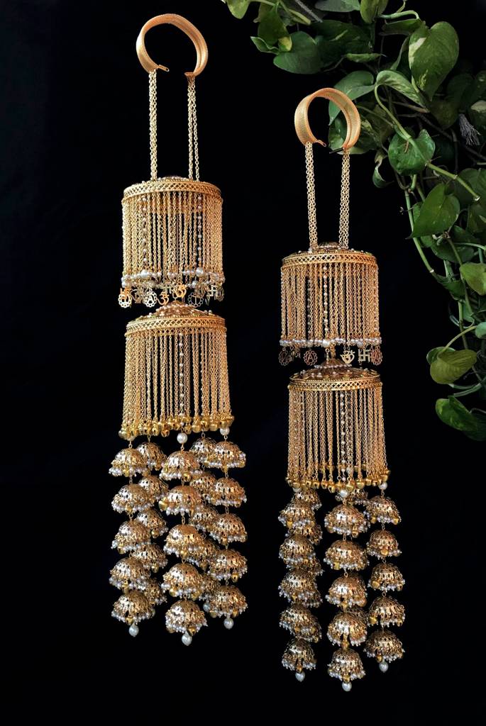 Multi Layered Jhumki Kaleere : ACKL028