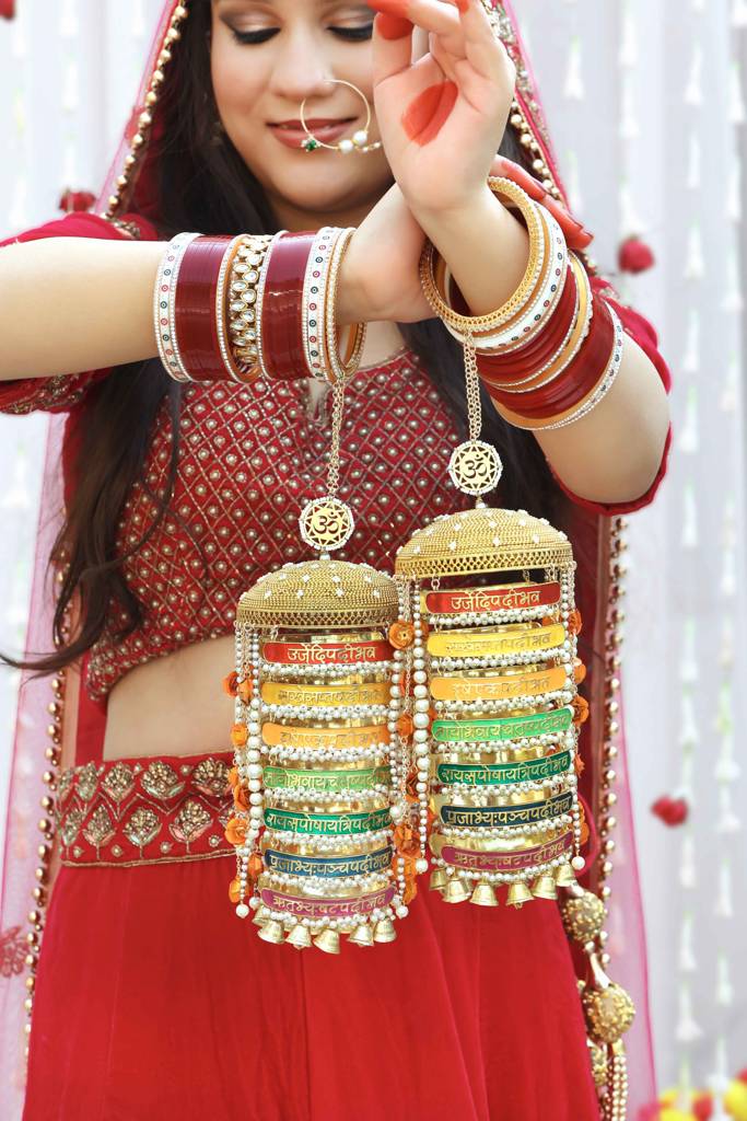 7 Vachan Meenakari Kaleere - Set Of 2 Pieces : ACKL050