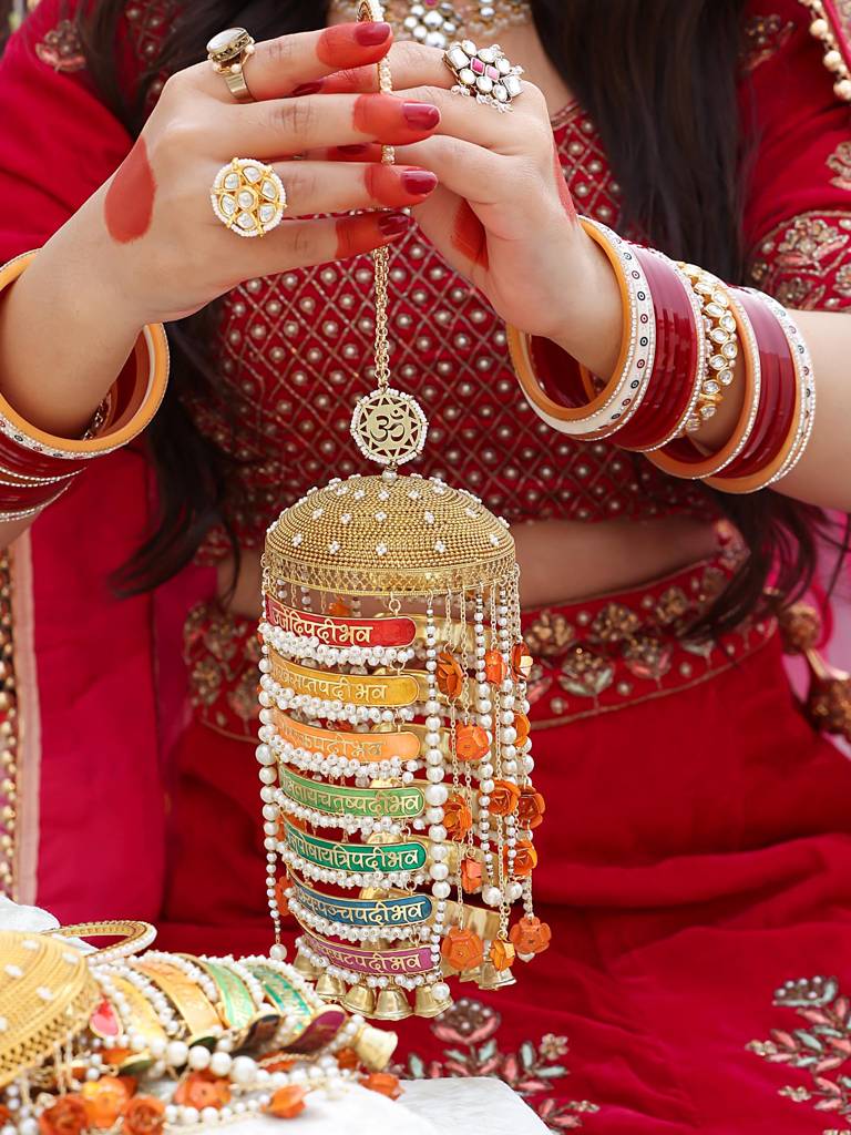 7 Vachan Meenakari Kaleere - Set Of 2 Pieces : ACKL050