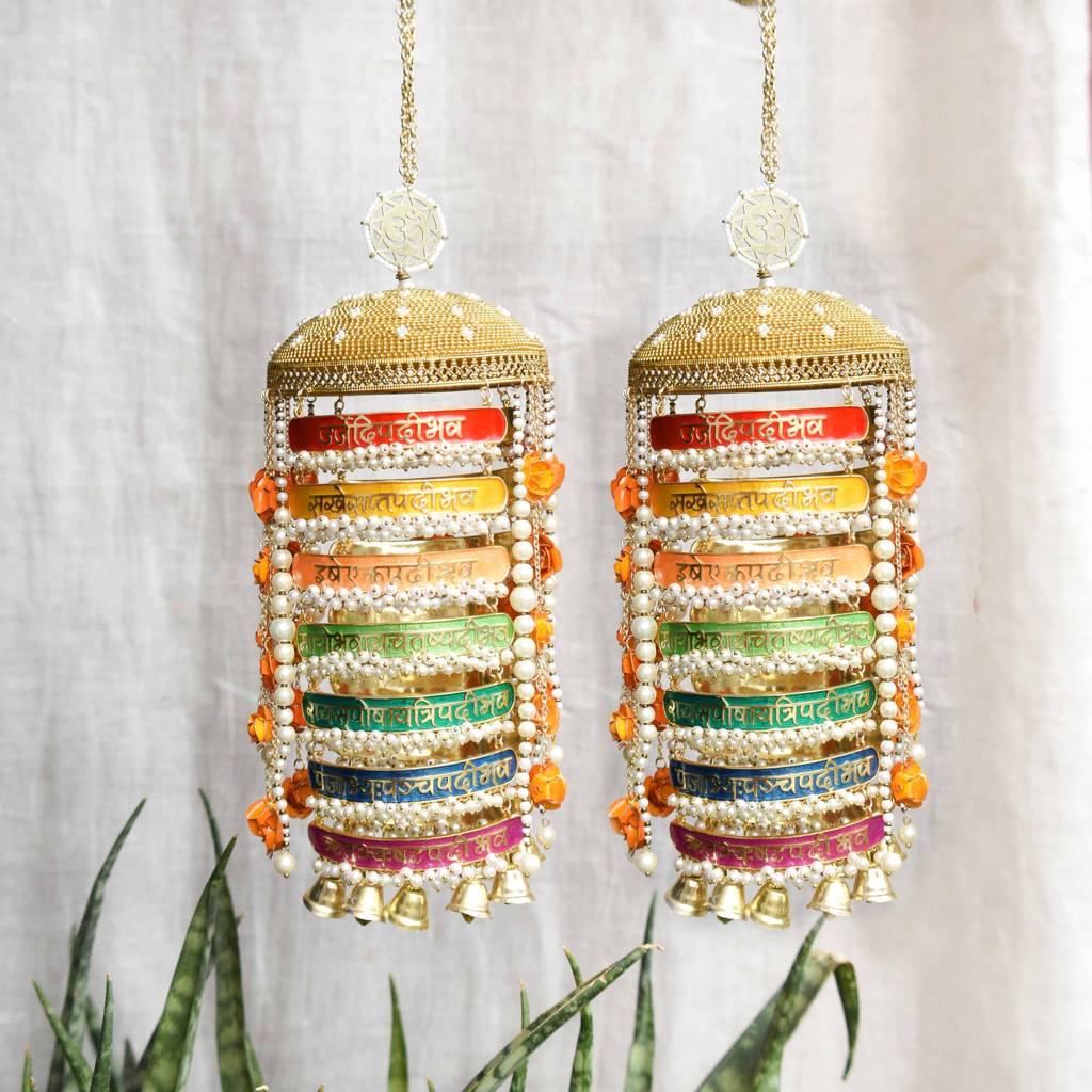 7 Vachan Meenakari Kaleere - Set Of 2 Pieces : ACKL050