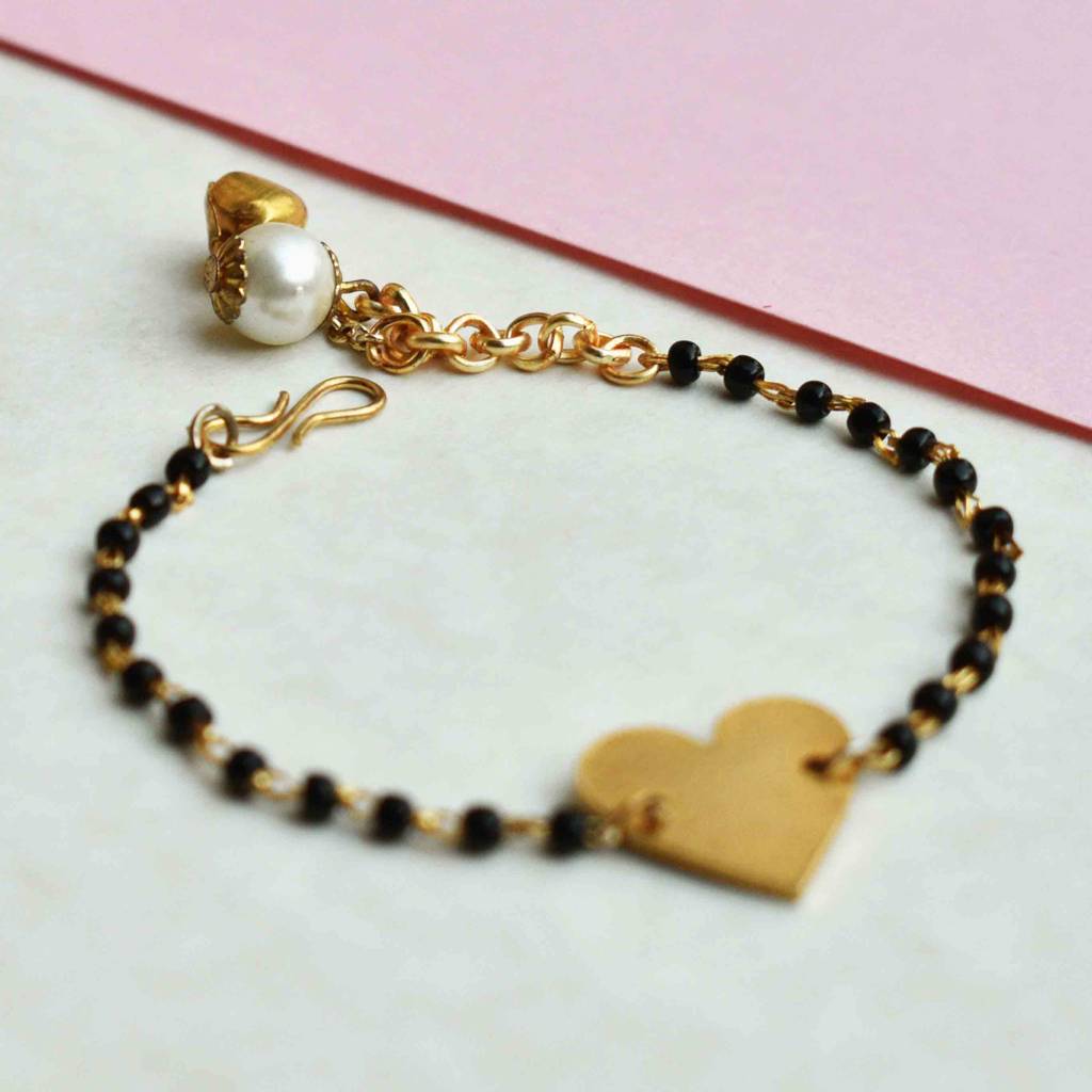 Amore- The Heart Charm Mangalsutra Bracelet : ACMB003