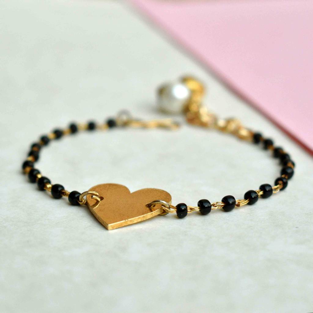 Amore- The Heart Charm Mangalsutra Bracelet : ACMB003