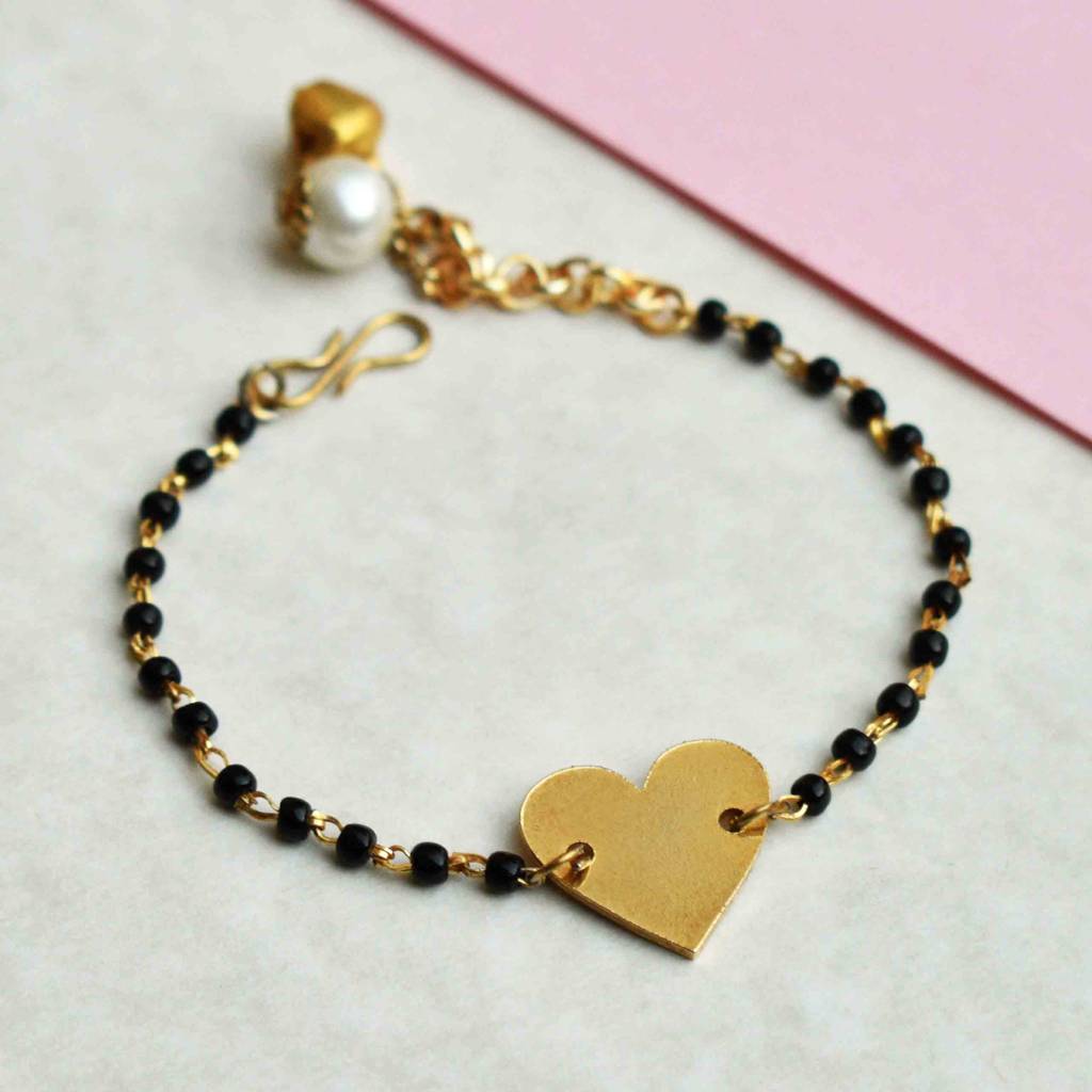 Amore- The Heart Charm Mangalsutra Bracelet : ACMB003