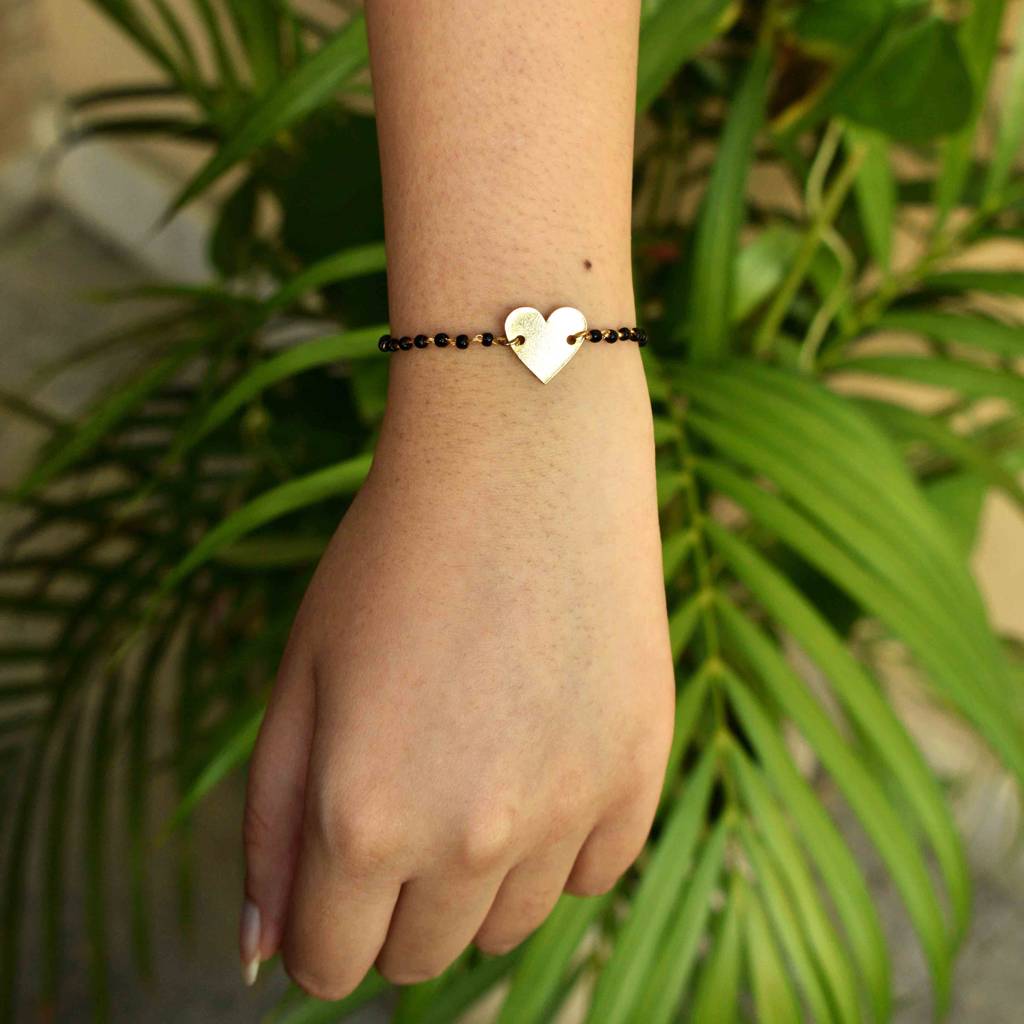 Amore- The Heart Charm Mangalsutra Bracelet : ACMB003