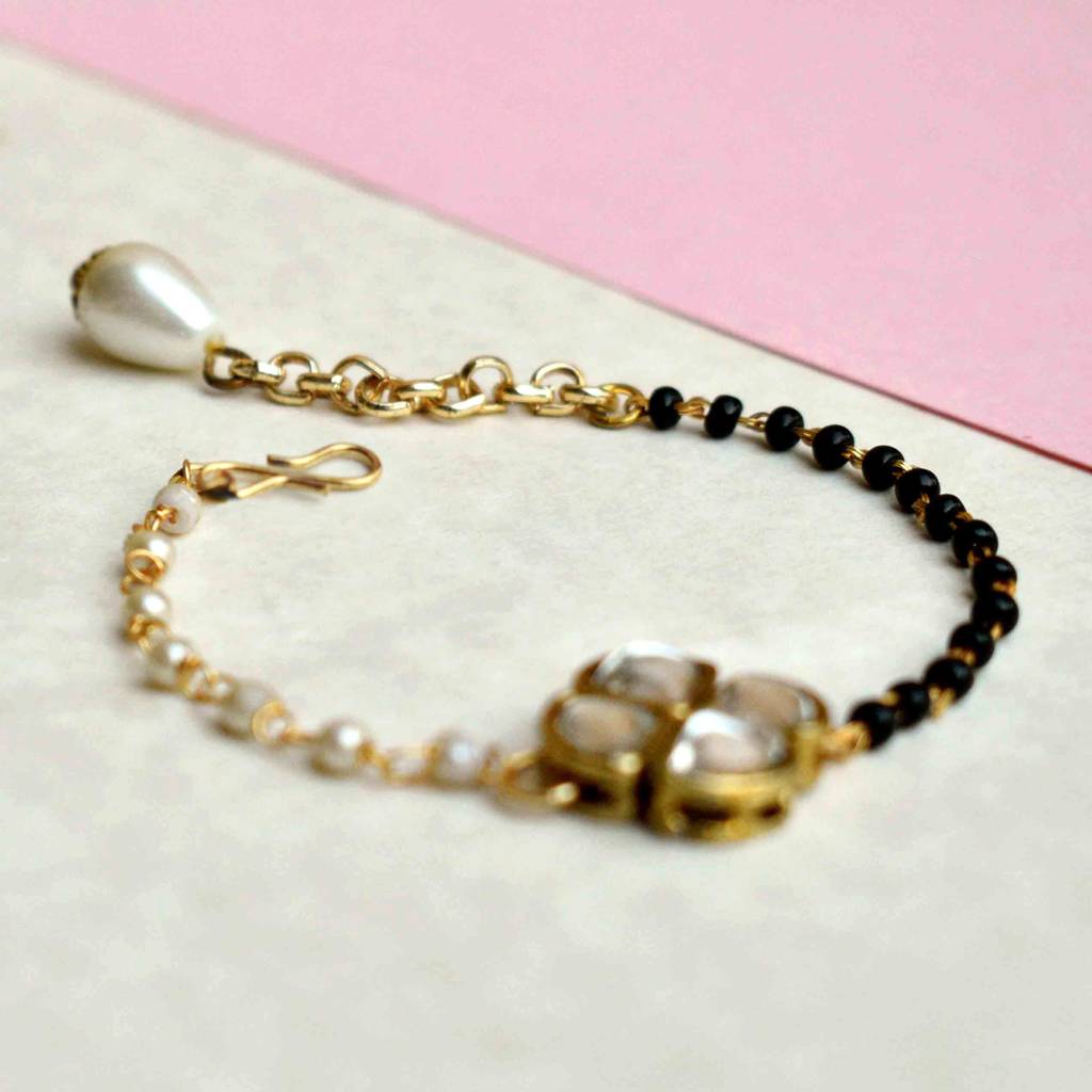 Kundan Elegance Mangalsutra Bracelet : ACMB005