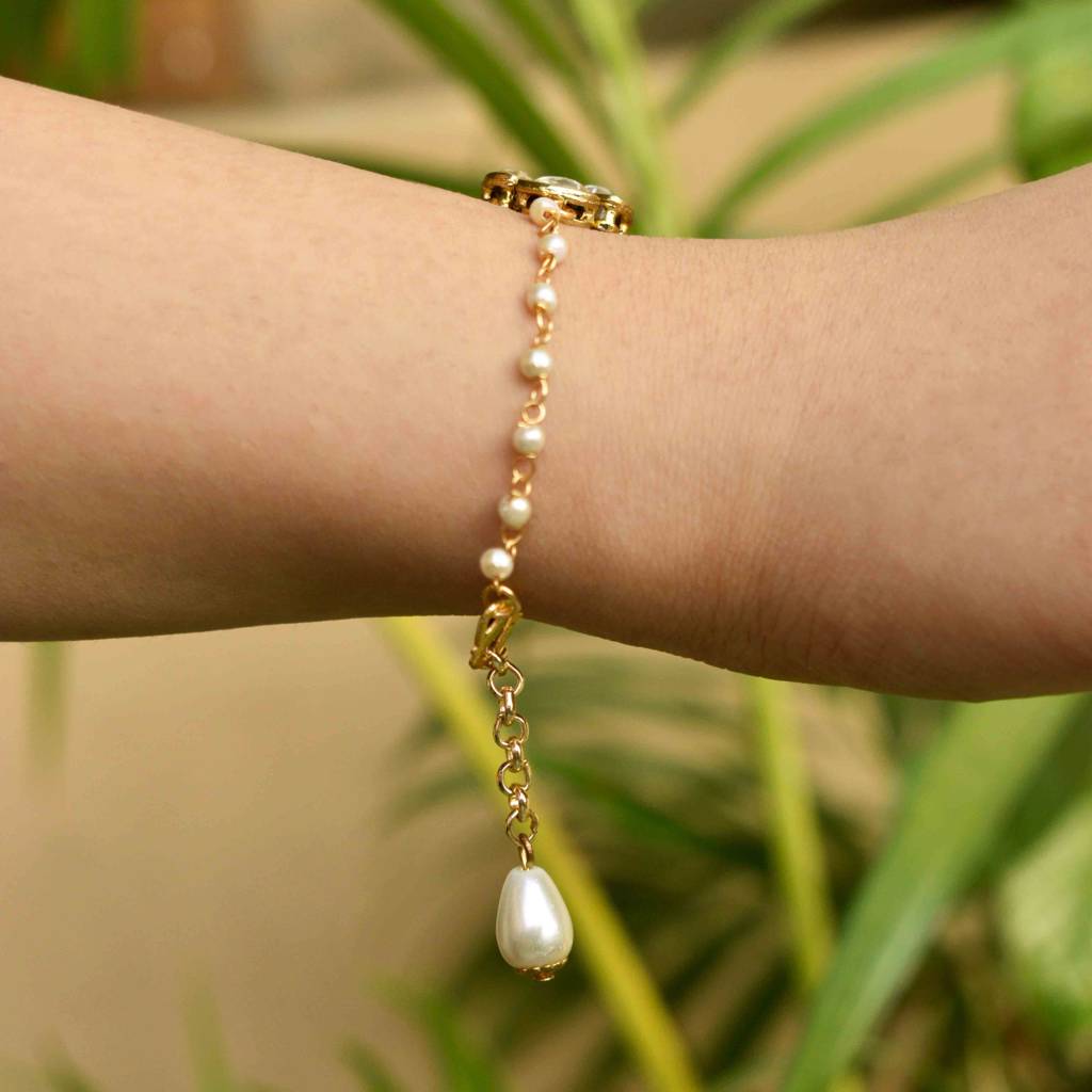 Kundan Elegance Mangalsutra Bracelet : ACMB005