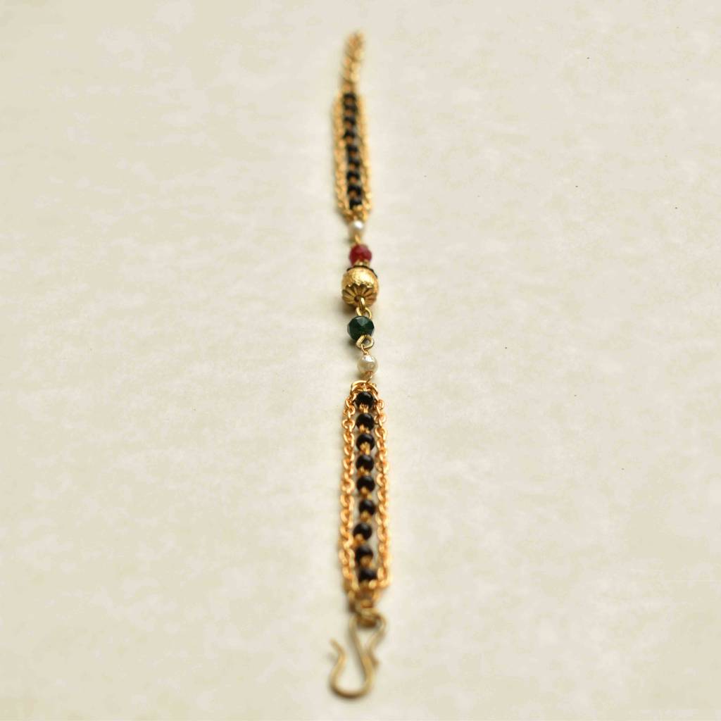 Multi Color Beads Mangalsutra Bracelet : ACMB007