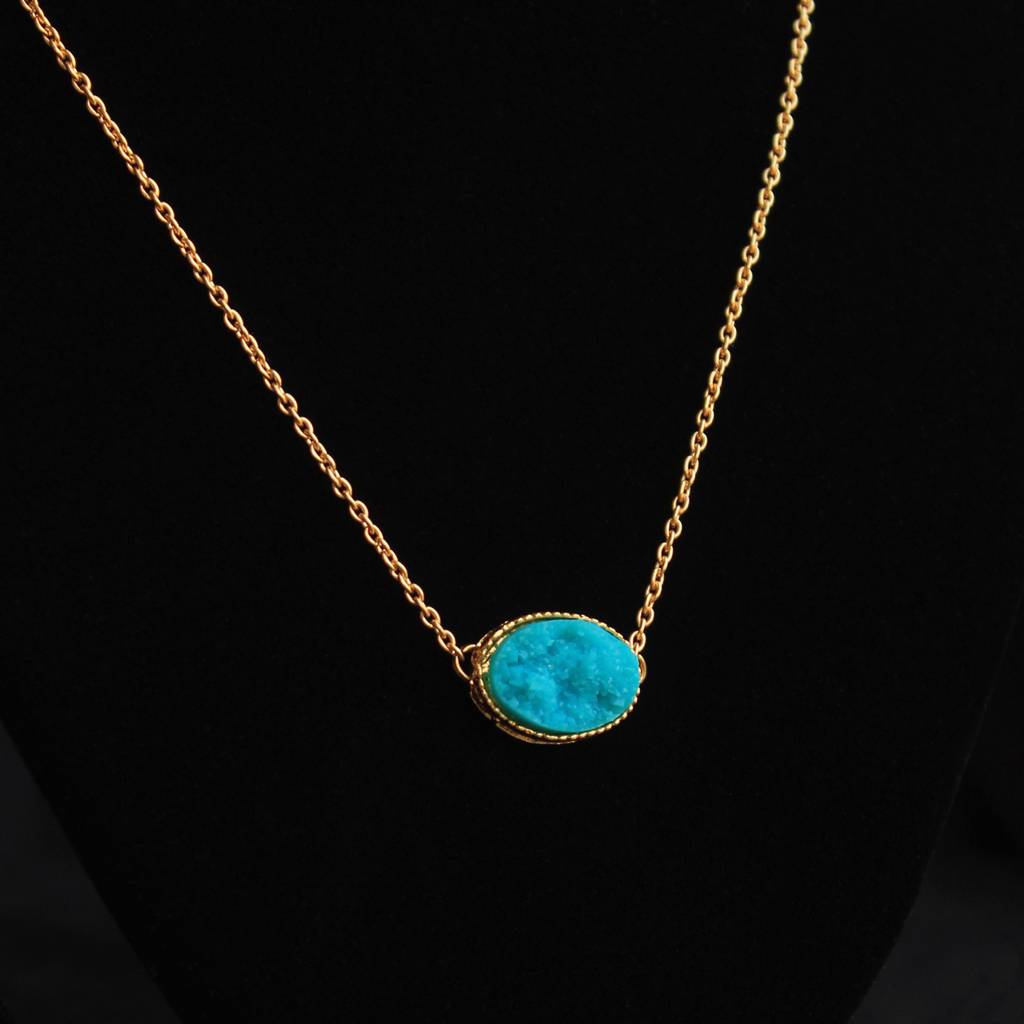 Druzy Stone Necklace : ACMN003