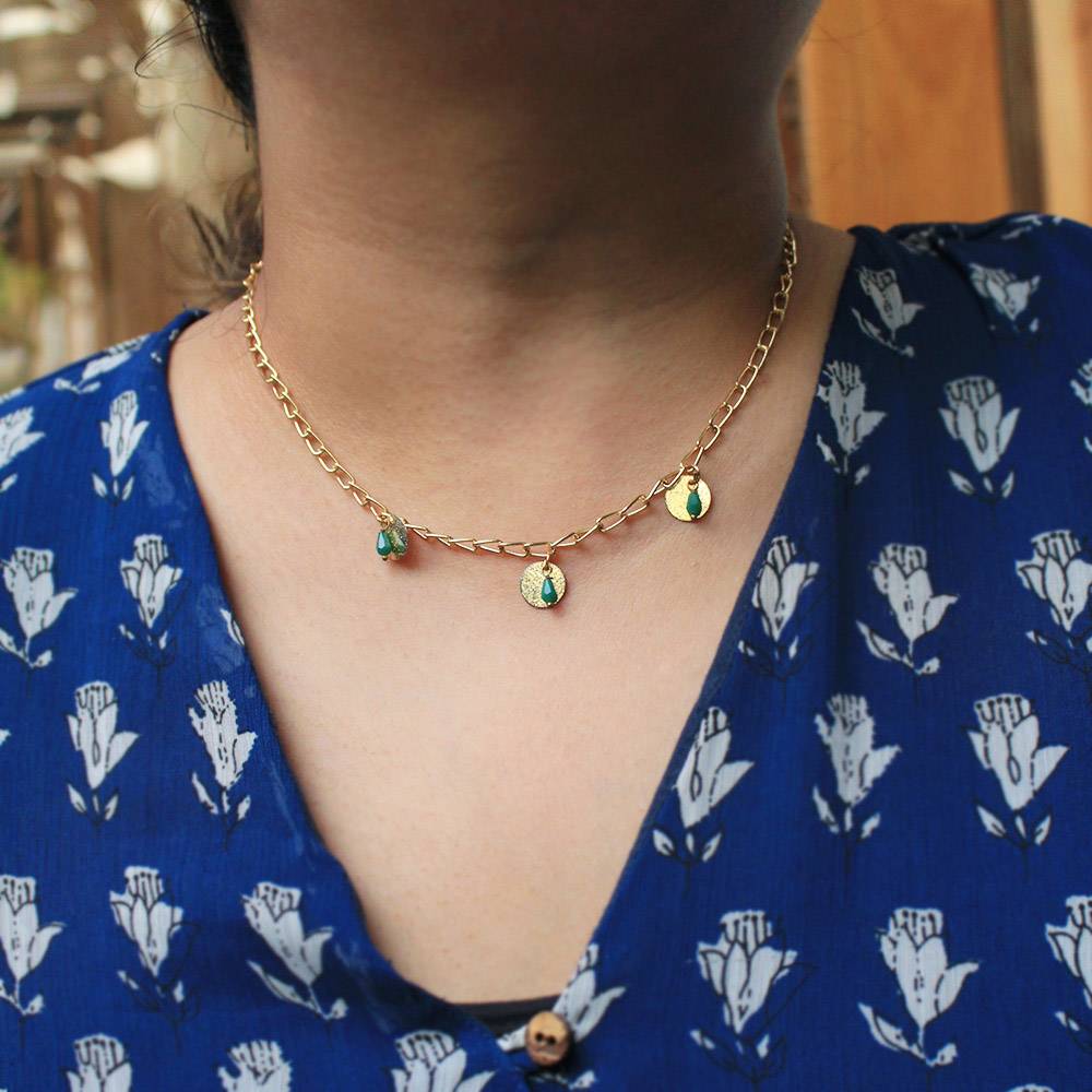 Tiny Coins Necklace : ACMN006