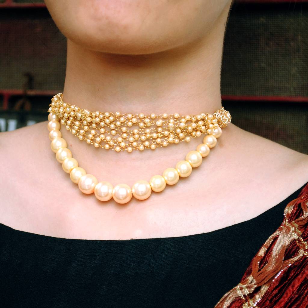 Pearl Choker Necklace : ACN029