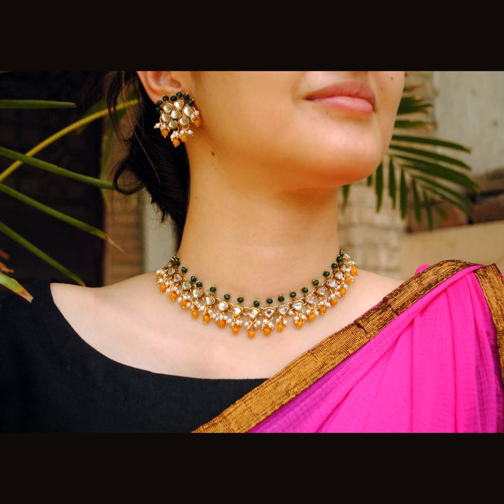 Maharani Haar Necklace Set : ACN039