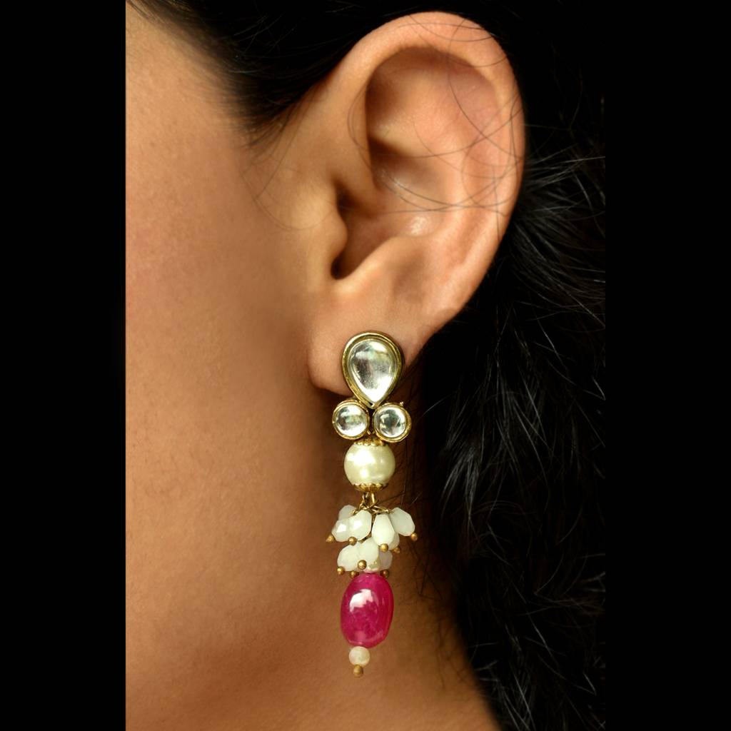 Kundan And Stone Necklace Set : ACN041