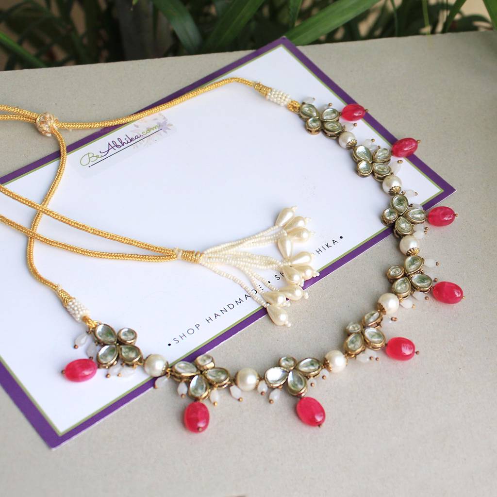 Kundan And Stone Necklace Set : ACN041