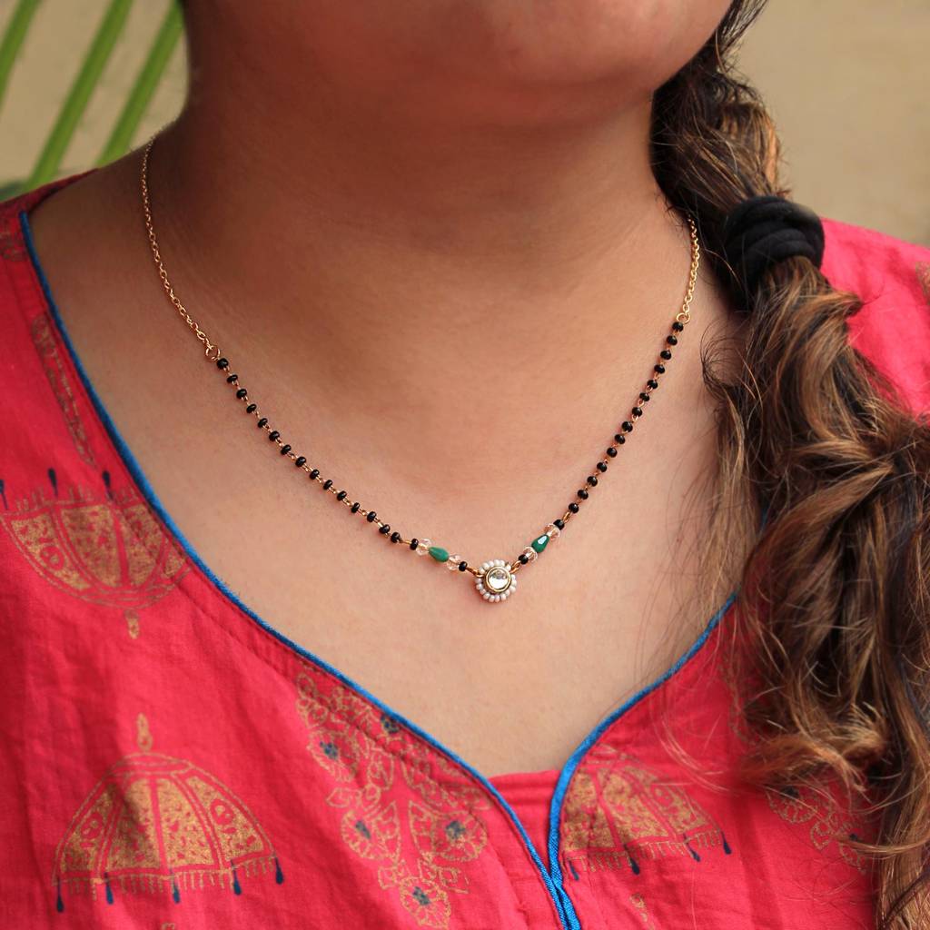 Kundan Fusion Mangalsutra : ACN052