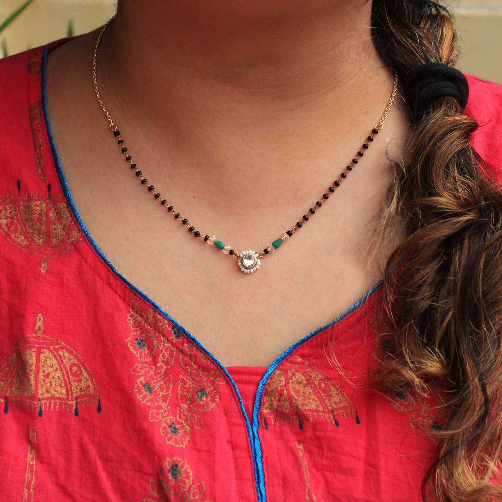 Kundan Fusion Mangalsutra : ACN052