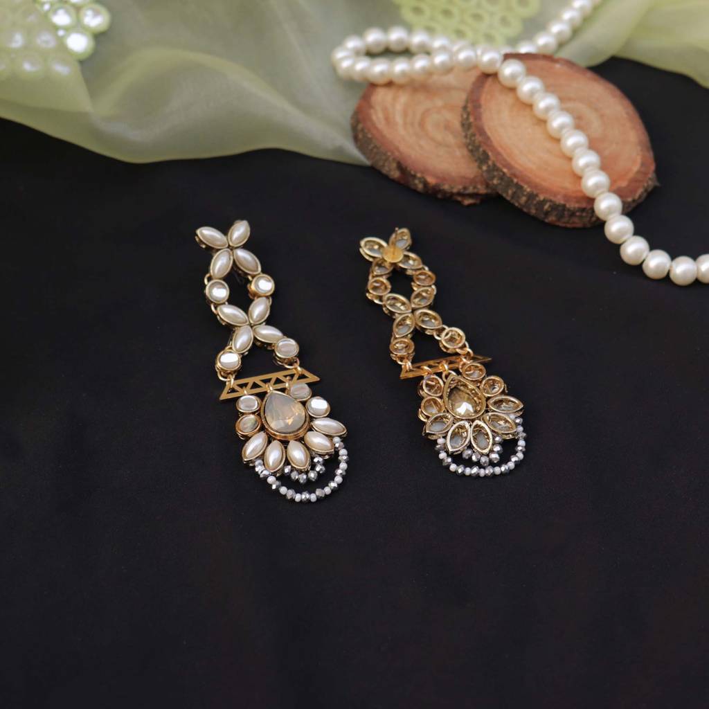 Celestial Kundan Long Necklace Set : ACN065