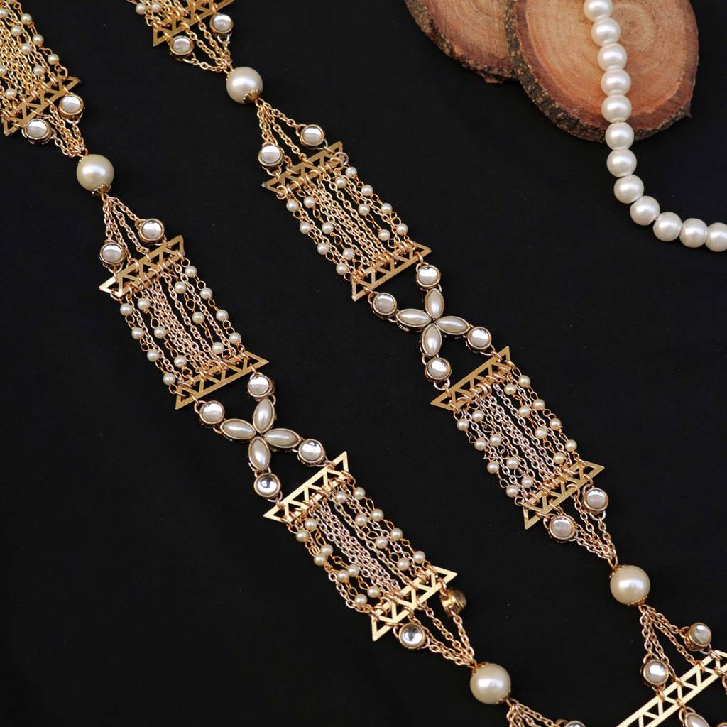 Celestial Kundan Long Necklace Set : ACN065