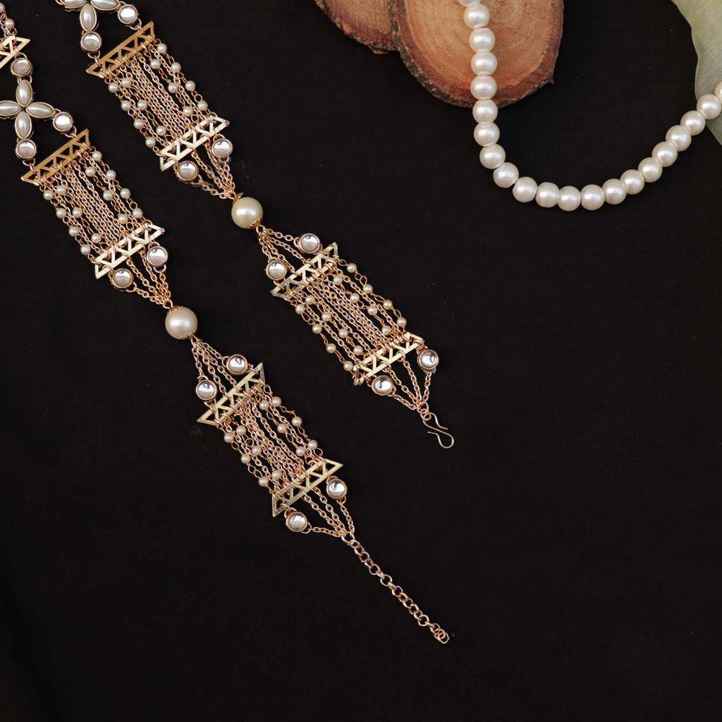 Celestial Kundan Long Necklace Set : ACN065