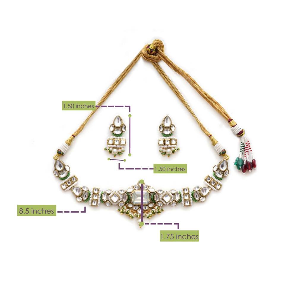 Divine Kundan Choker Set : ACN067