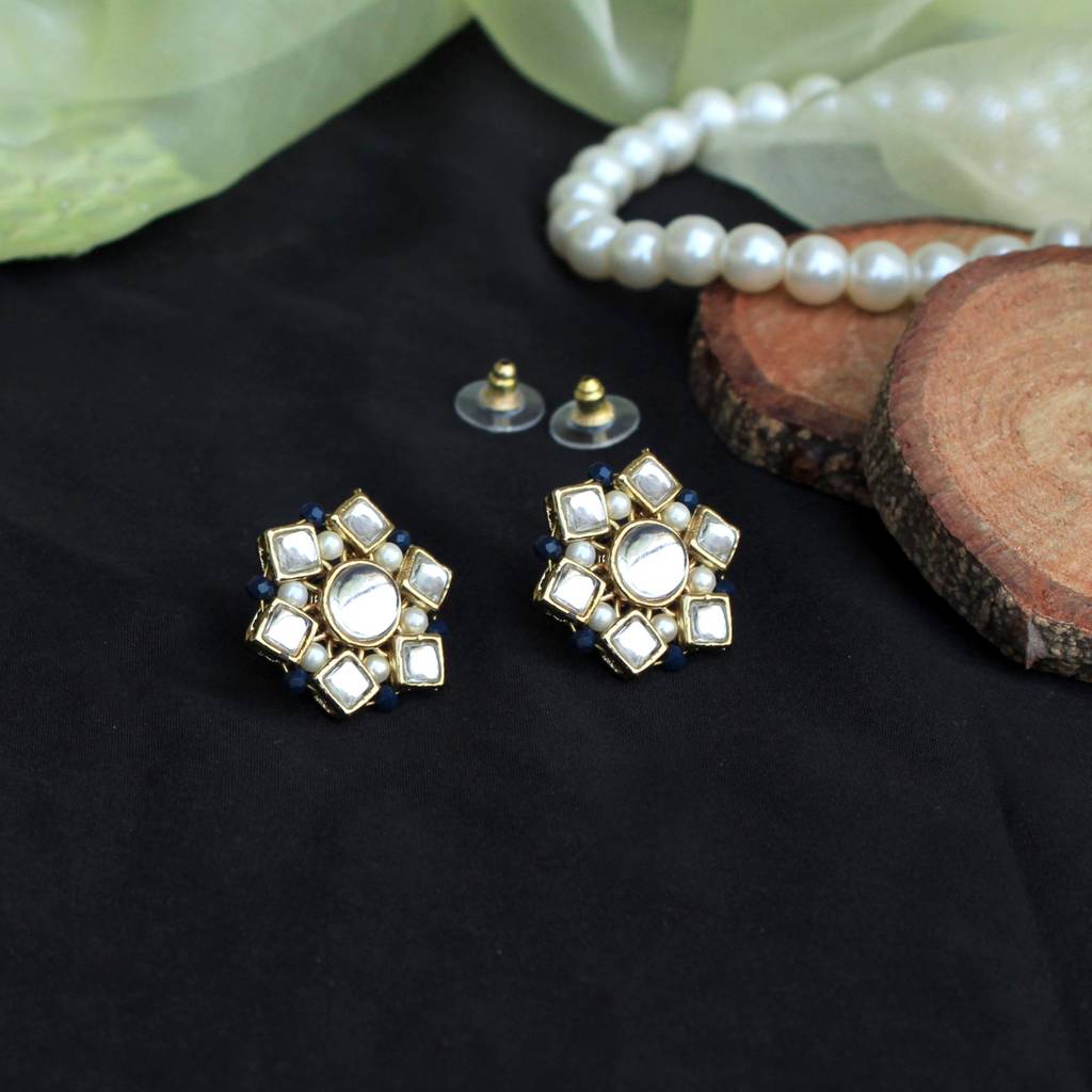 Kundan Blossom Necklace Set : ACN075