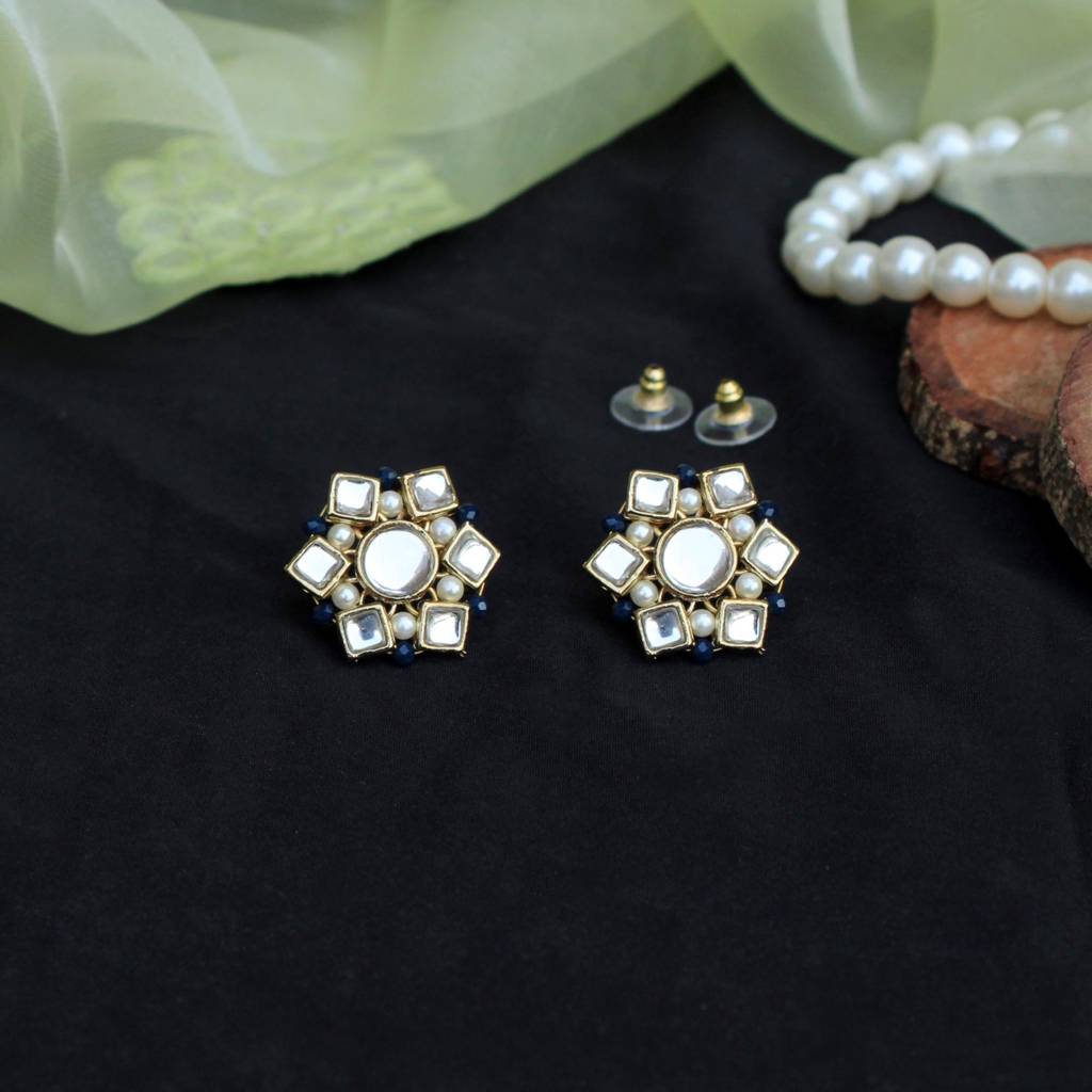 Kundan Blossom Necklace Set : ACN075