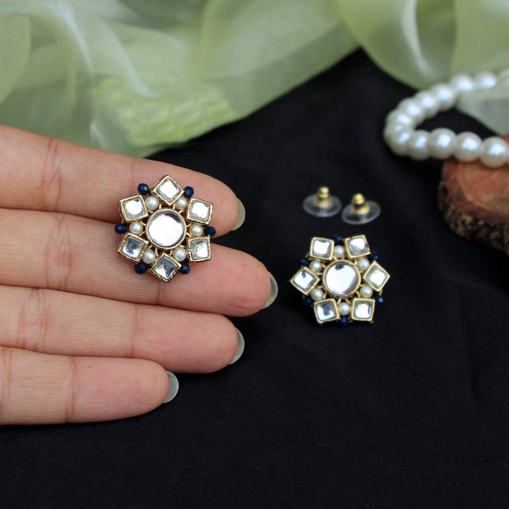 Kundan Blossom Necklace Set : ACN075