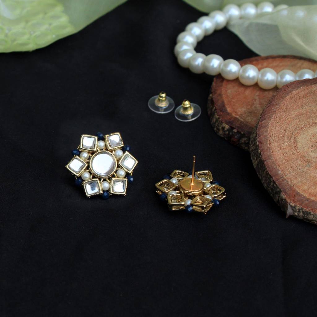 Kundan Blossom Necklace Set : ACN075