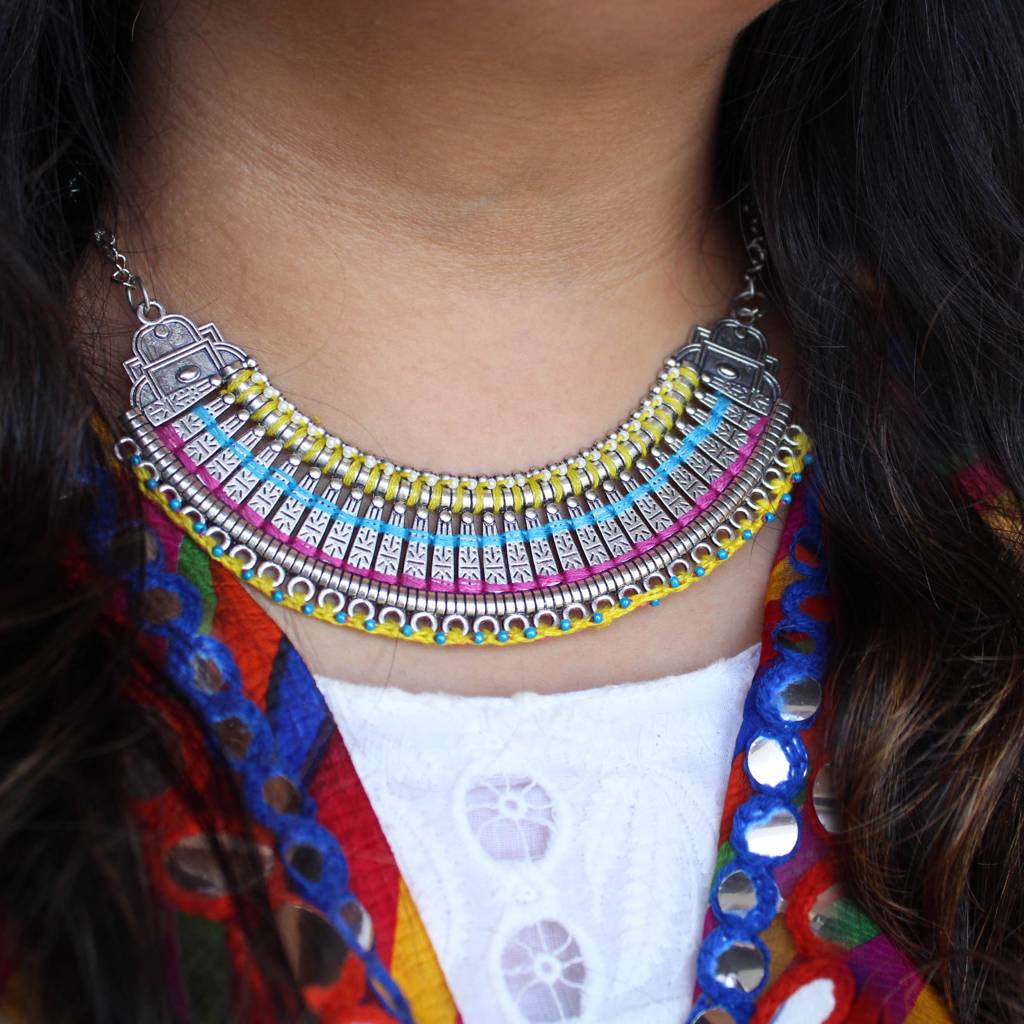 Rainbow Choker Necklace : ACN078