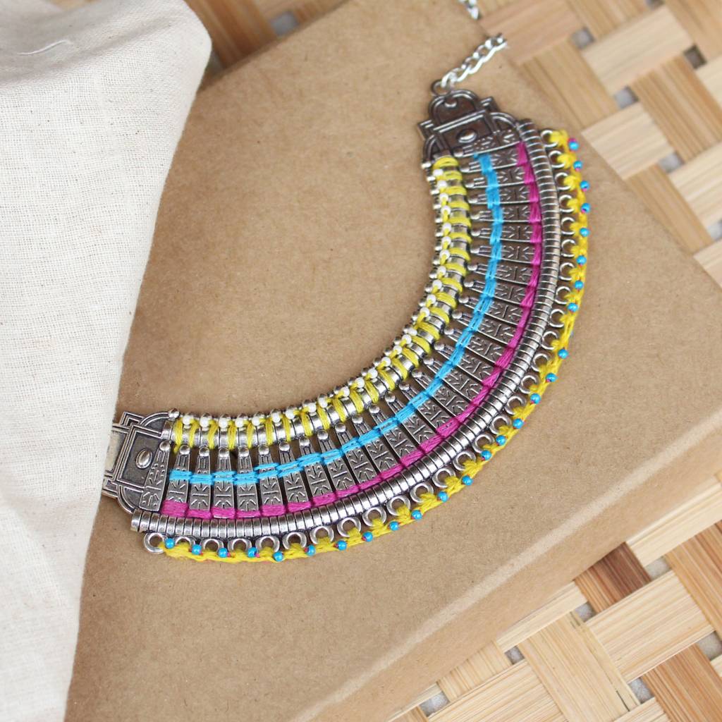 Rainbow Choker Necklace : ACN078