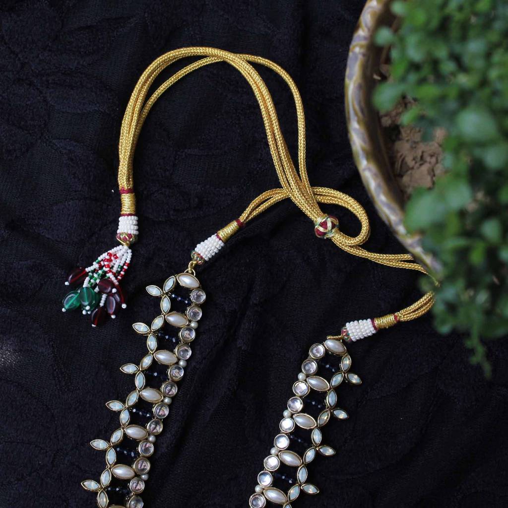 Blues Hues Long Necklace : ACN512-B